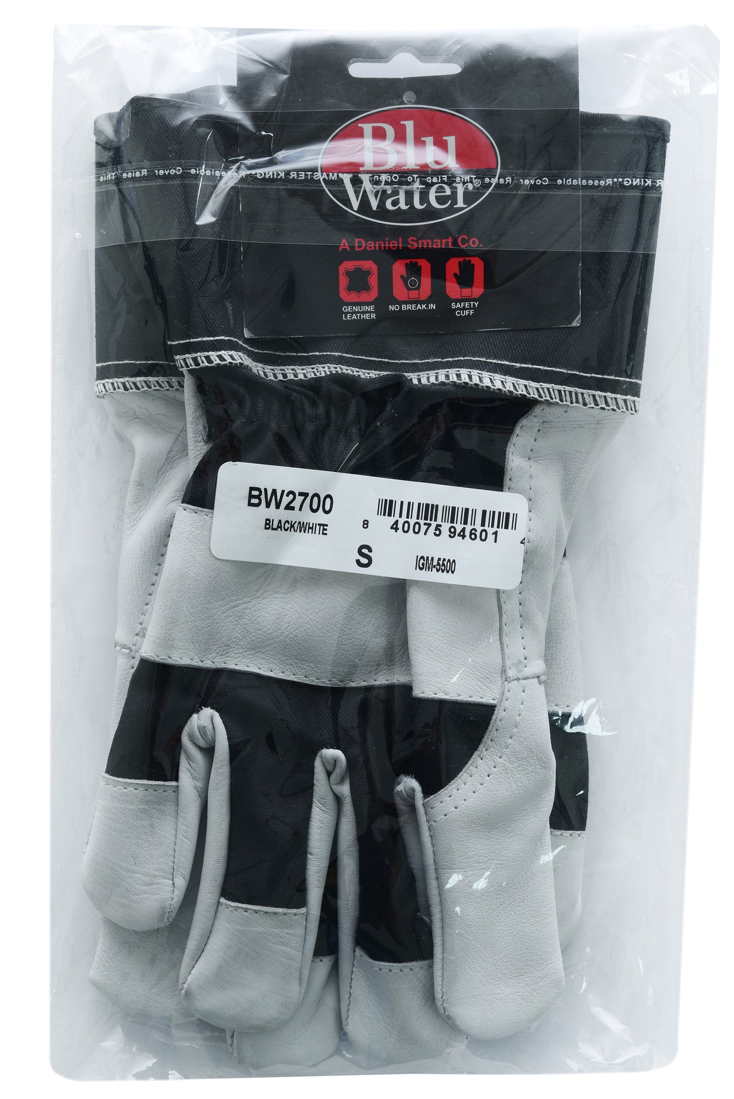BW2700 Work Glove Black/White