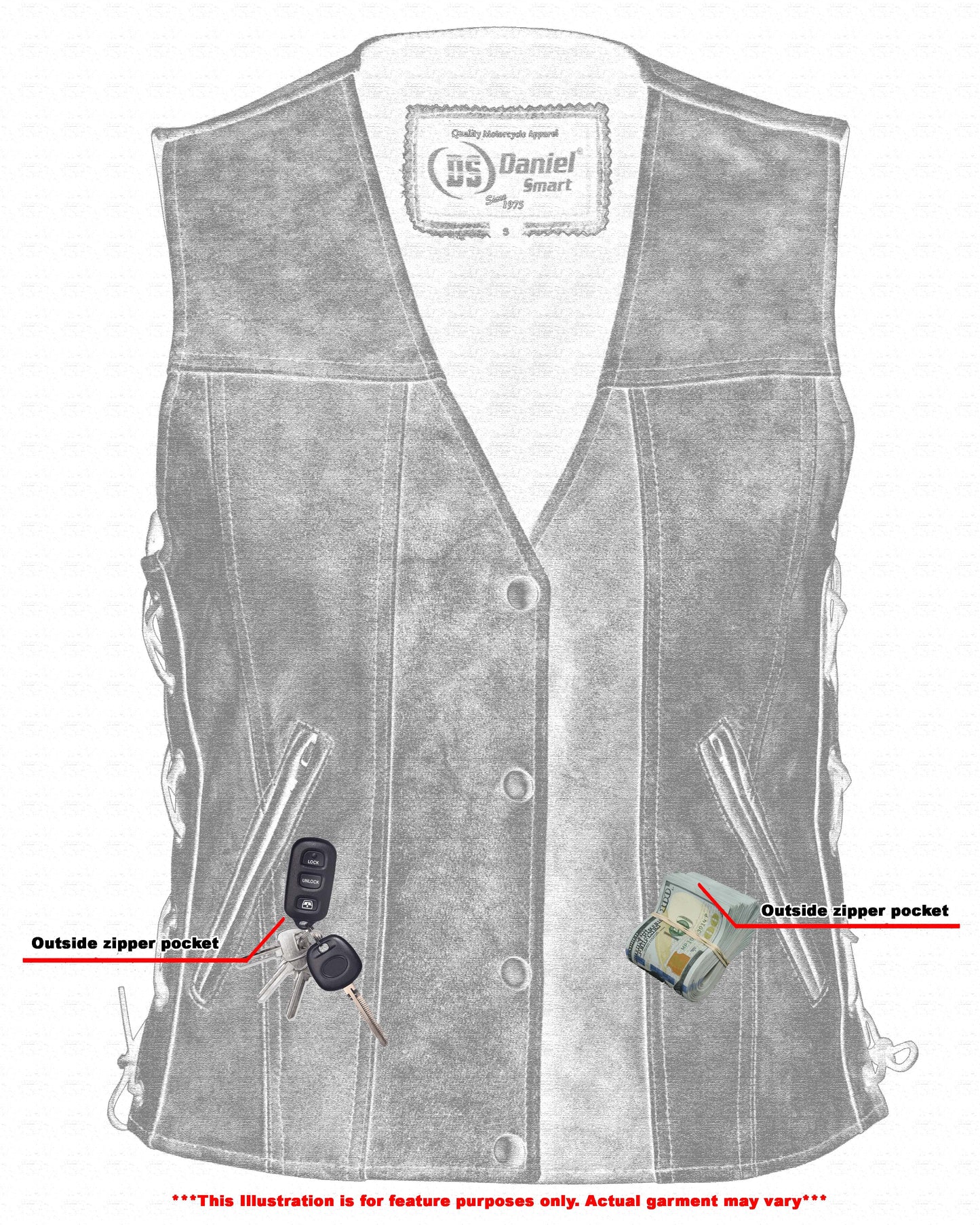Vailia - Women Leather Vest