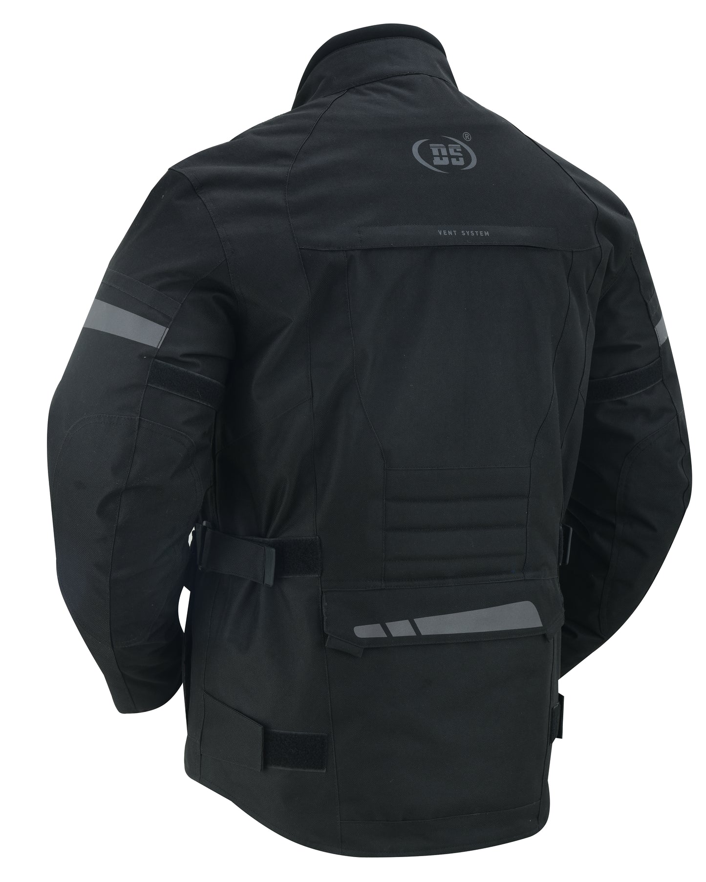 DS4615 Advance Touring Textile Motorcycle Jacket for Men – Black