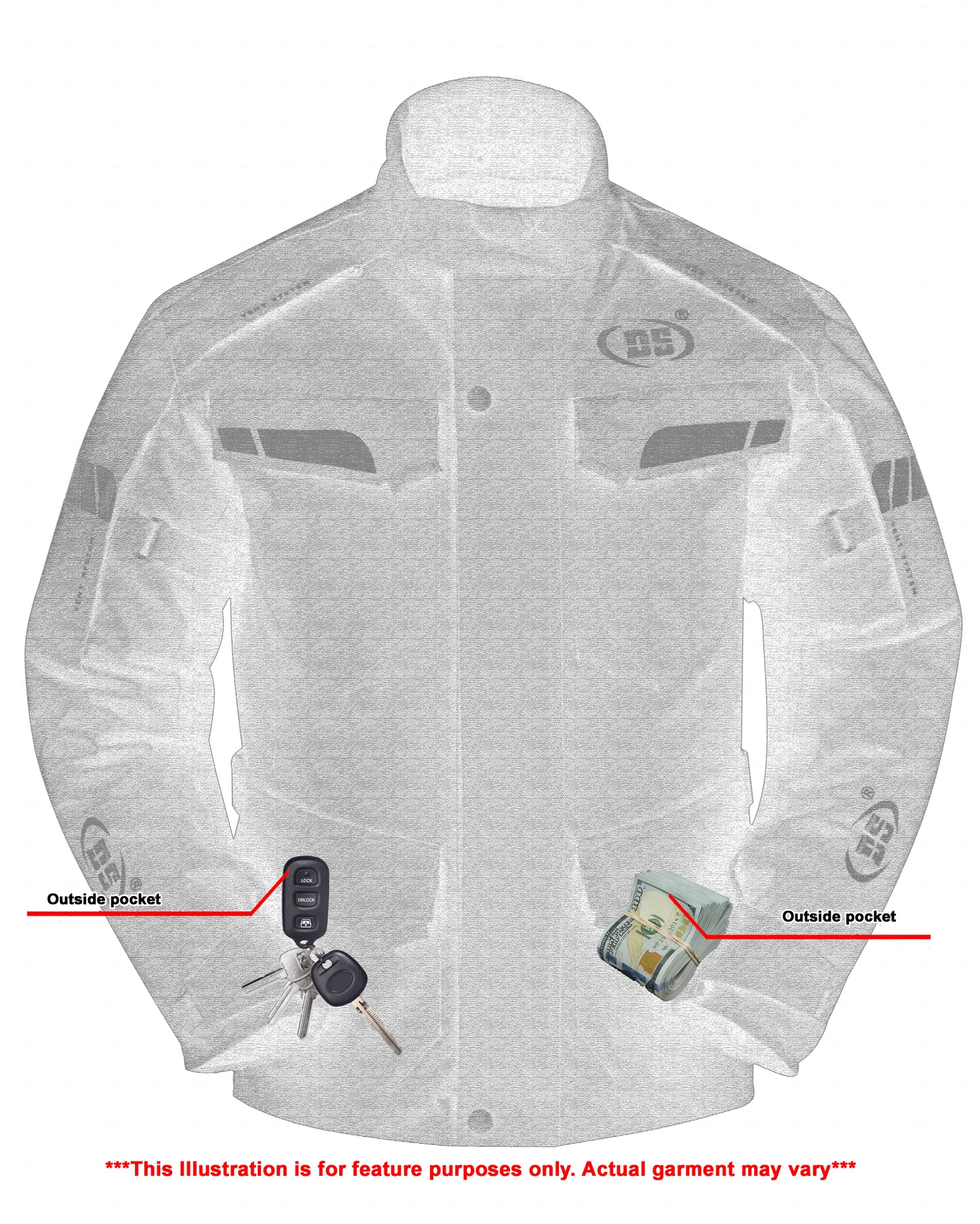 DS4615 Advance Touring Textile Motorcycle Jacket for Men – Black