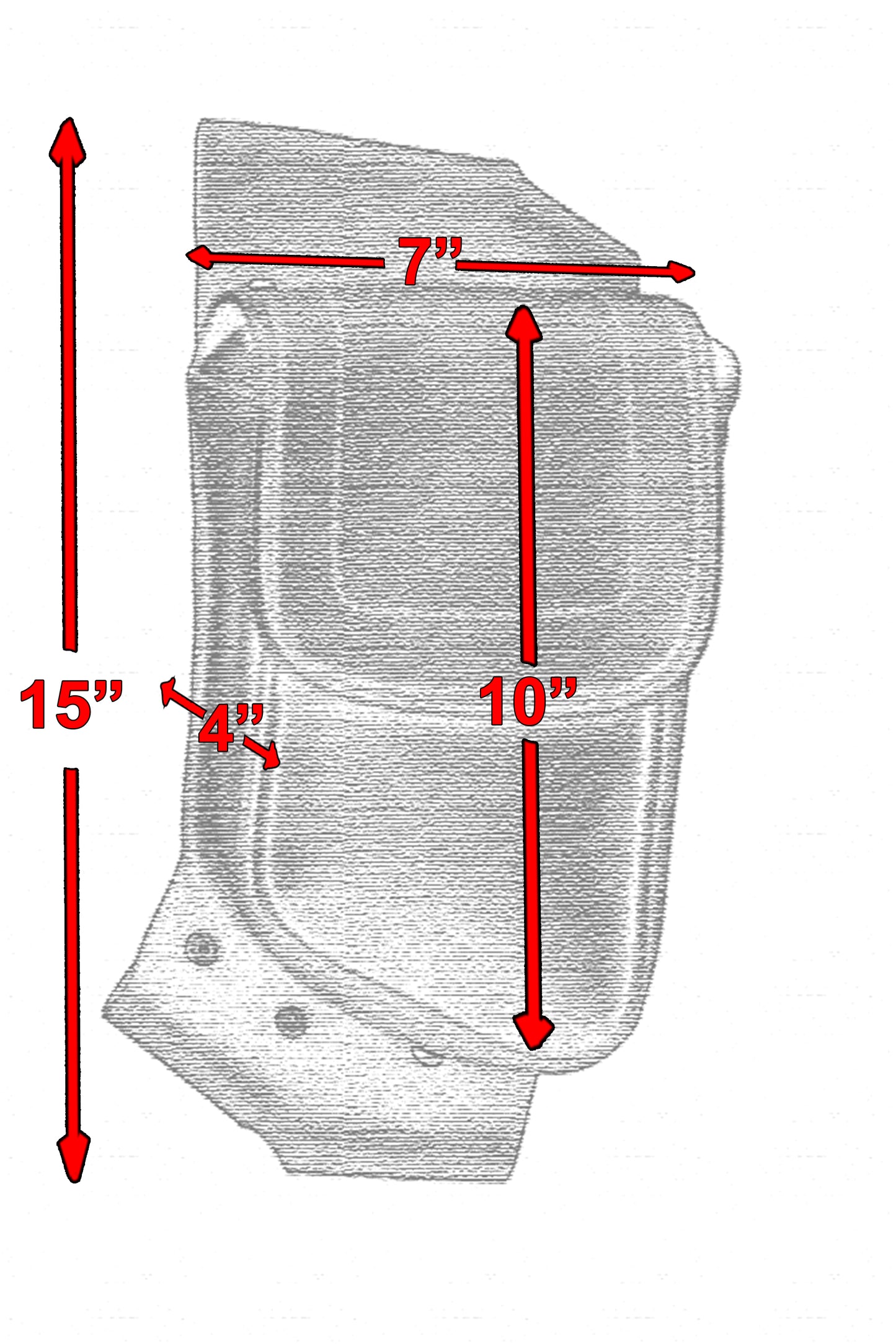DS5827L Crash Bar Bag - Left Side