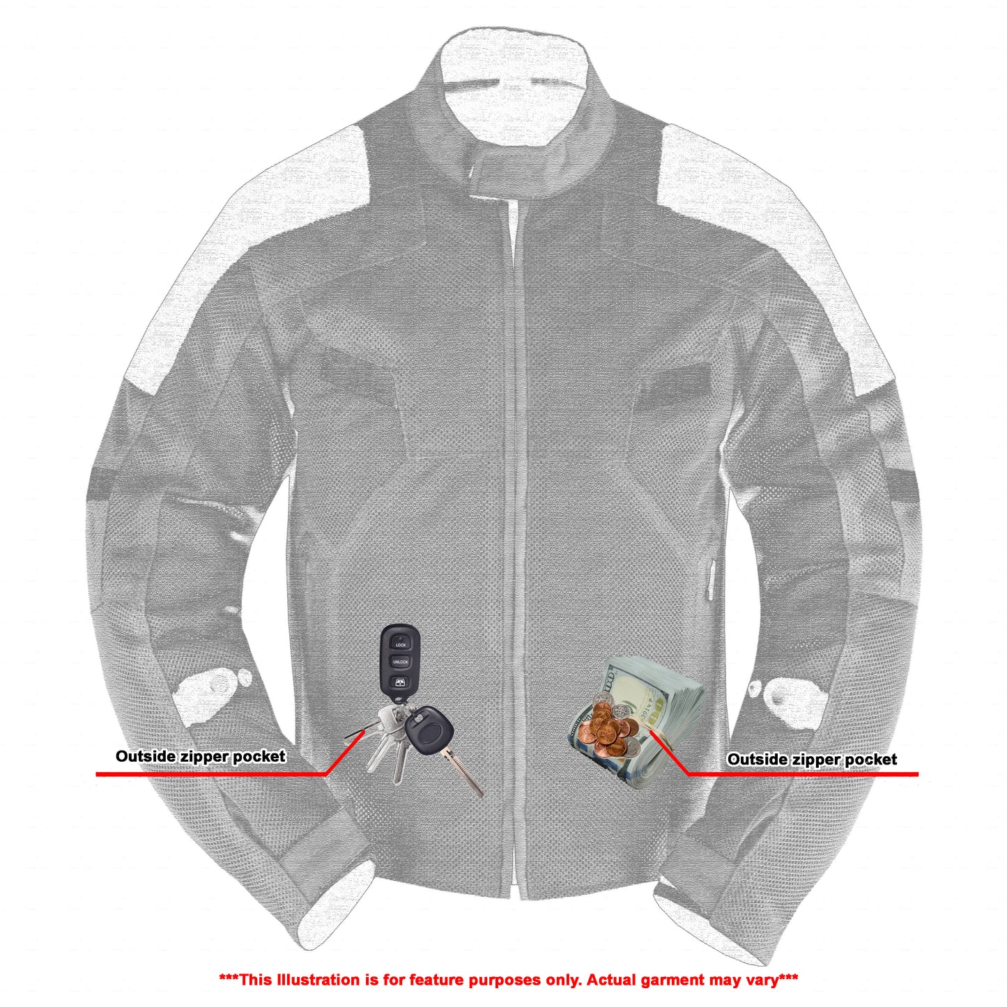 DS765 Men's Performance Mesh Jacket – High Vis