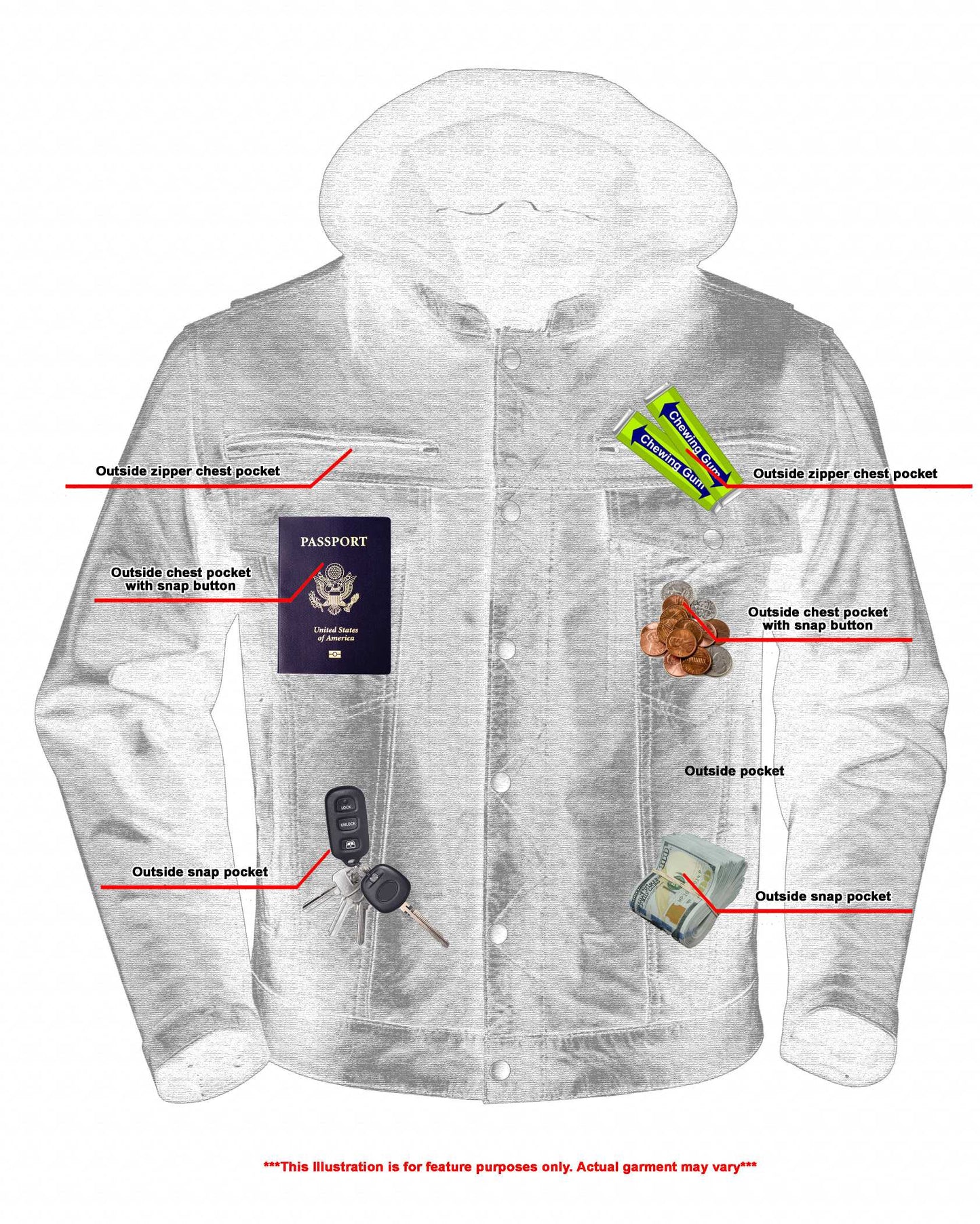 RC782 Men's Lightweight Drum Dyed Distressed Naked Lambskin Jacket