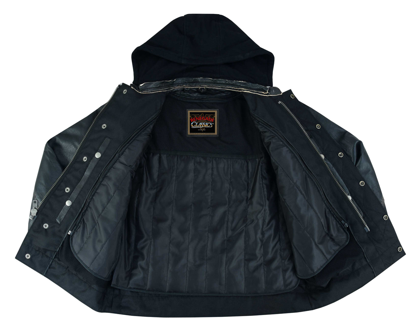 RC782 Men's Lightweight Drum Dyed Distressed Naked Lambskin Jacket