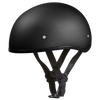 D1-BNS D.O.T. DAYTONA SKULL CAP W/O VISOR - DULL BLACK