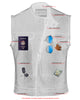 Upgraded Black Leather Motorcycle Vest