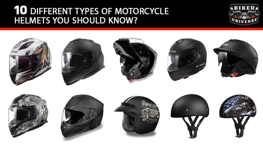 types of motorcycle helmets