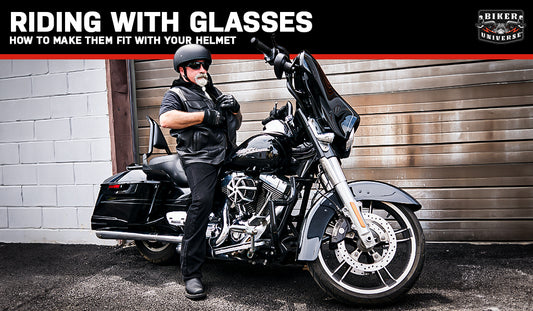 how to create glasses space in motorcycle helmet