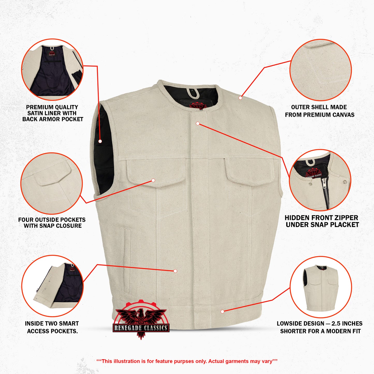 Rustmark Blaze Men’s Canvas Vest