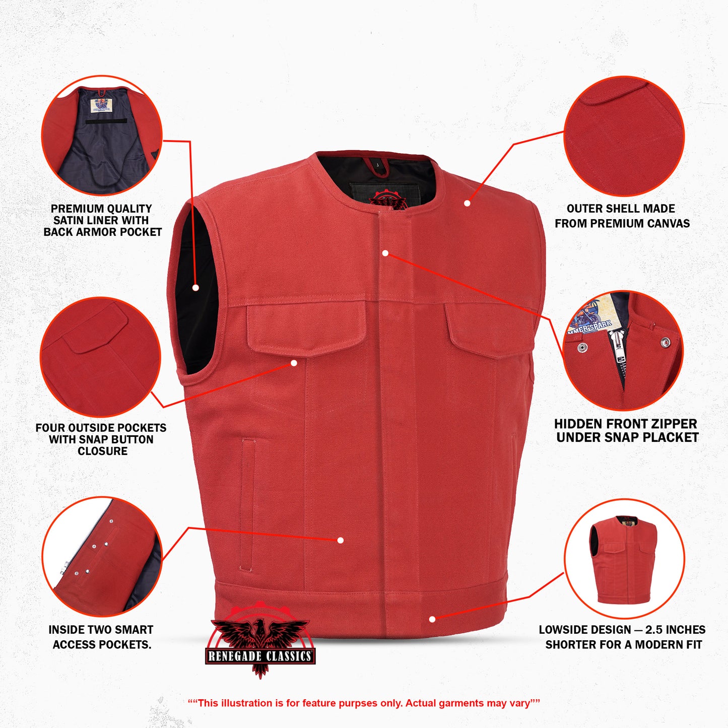Rustmark Blaze Men’s Canvas Vest