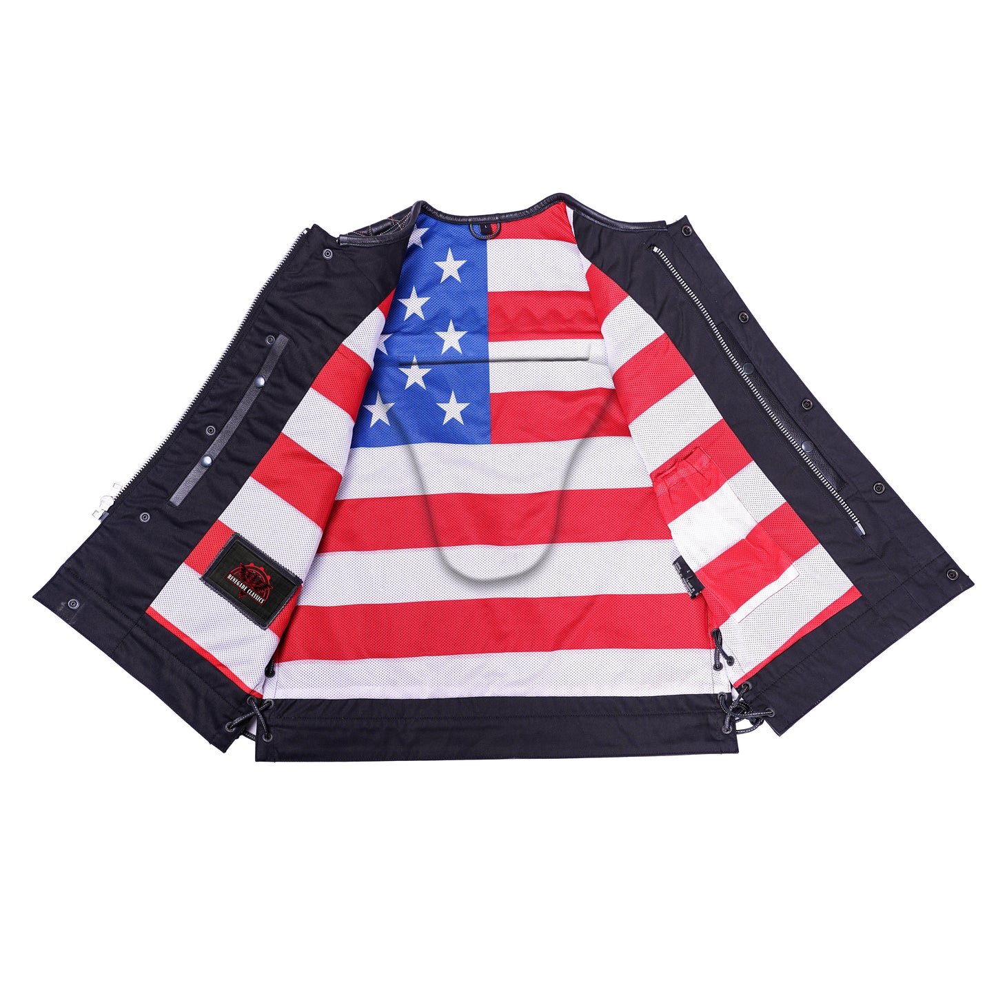 Throtlex Men’s Leather Vest