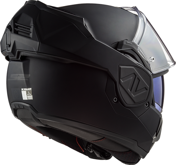 Advant Solid Modular Motorcycle Helmet W/ SunShield Matte Noir