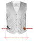 DS223 Women's Ultra-Thin  Braided Vest