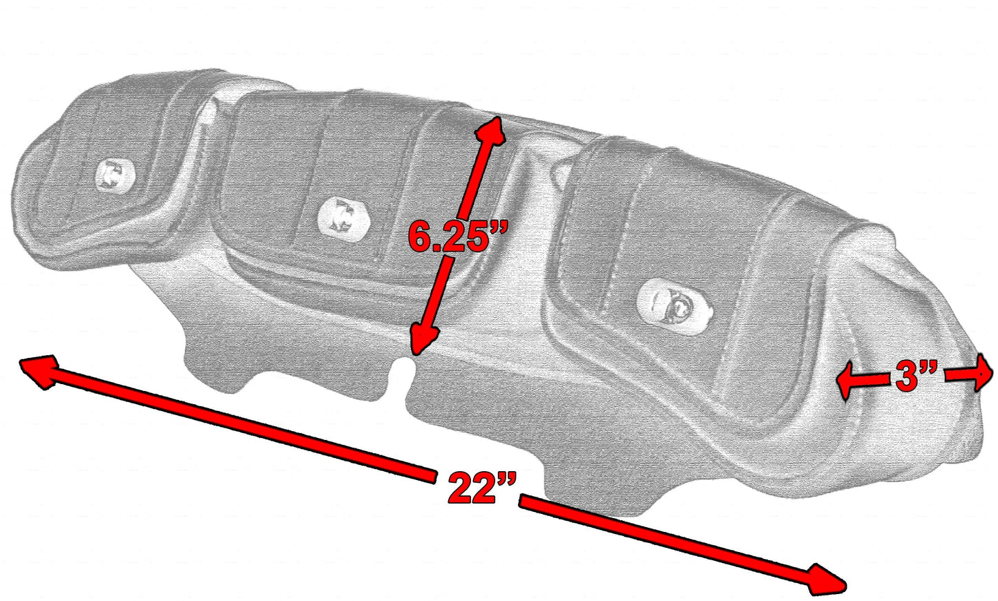Three-Pocket Windshield Bag