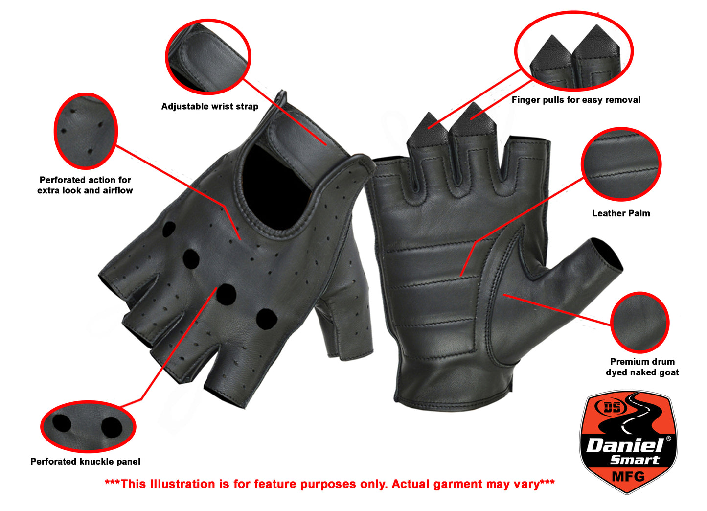 Premium Fingerless Glove