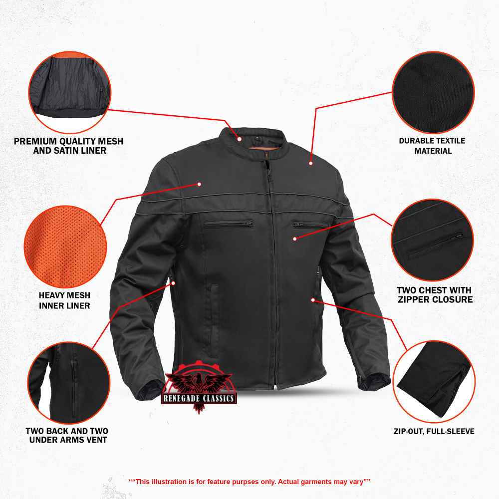 All Season Men's Textile Jacket