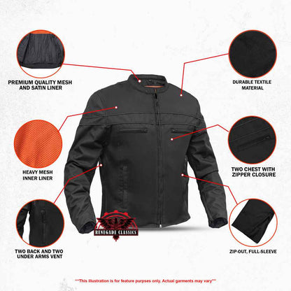 All Season Men's Textile Jacket