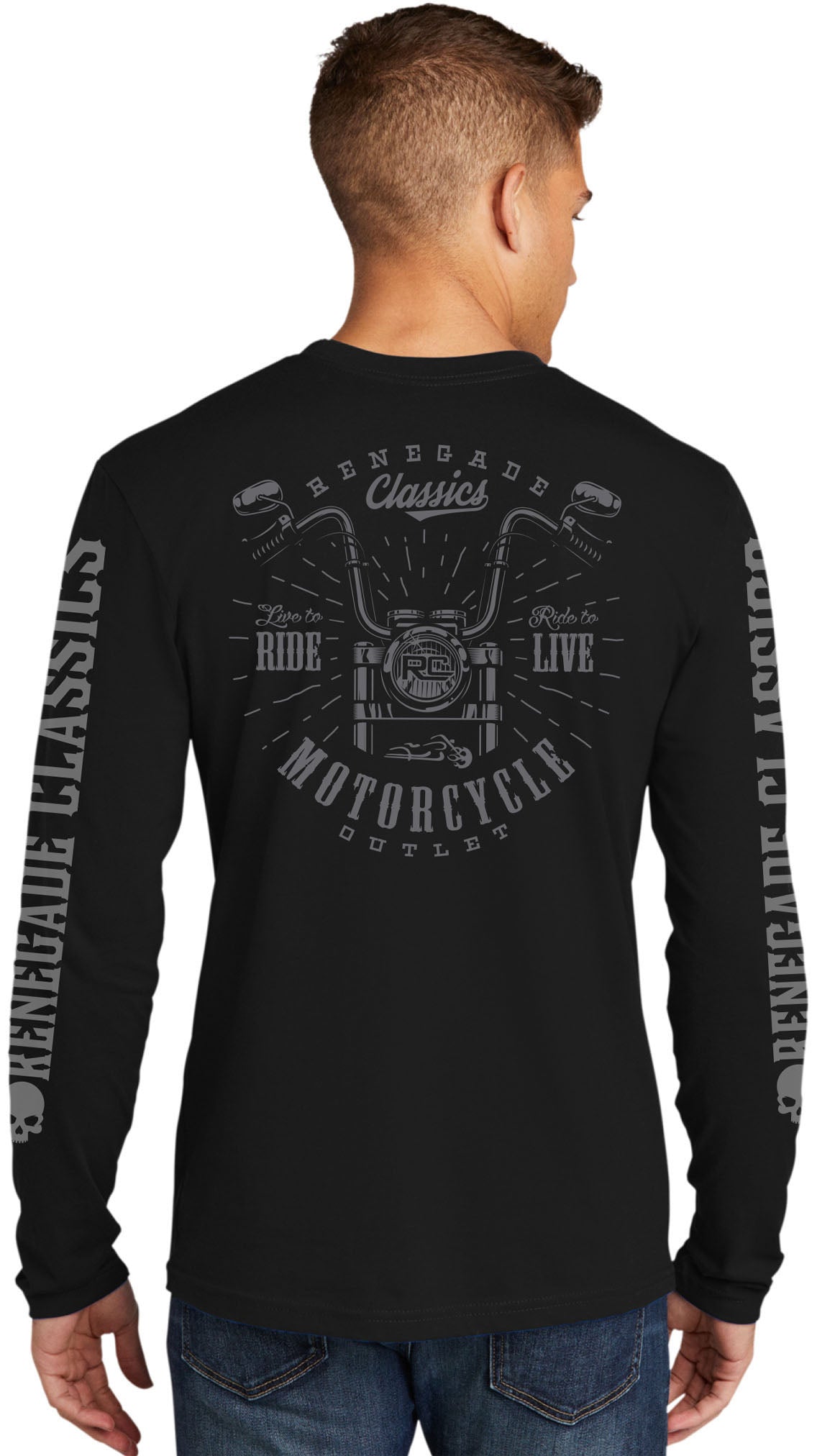 RC Handlebar Men's Long Sleeve Shirt