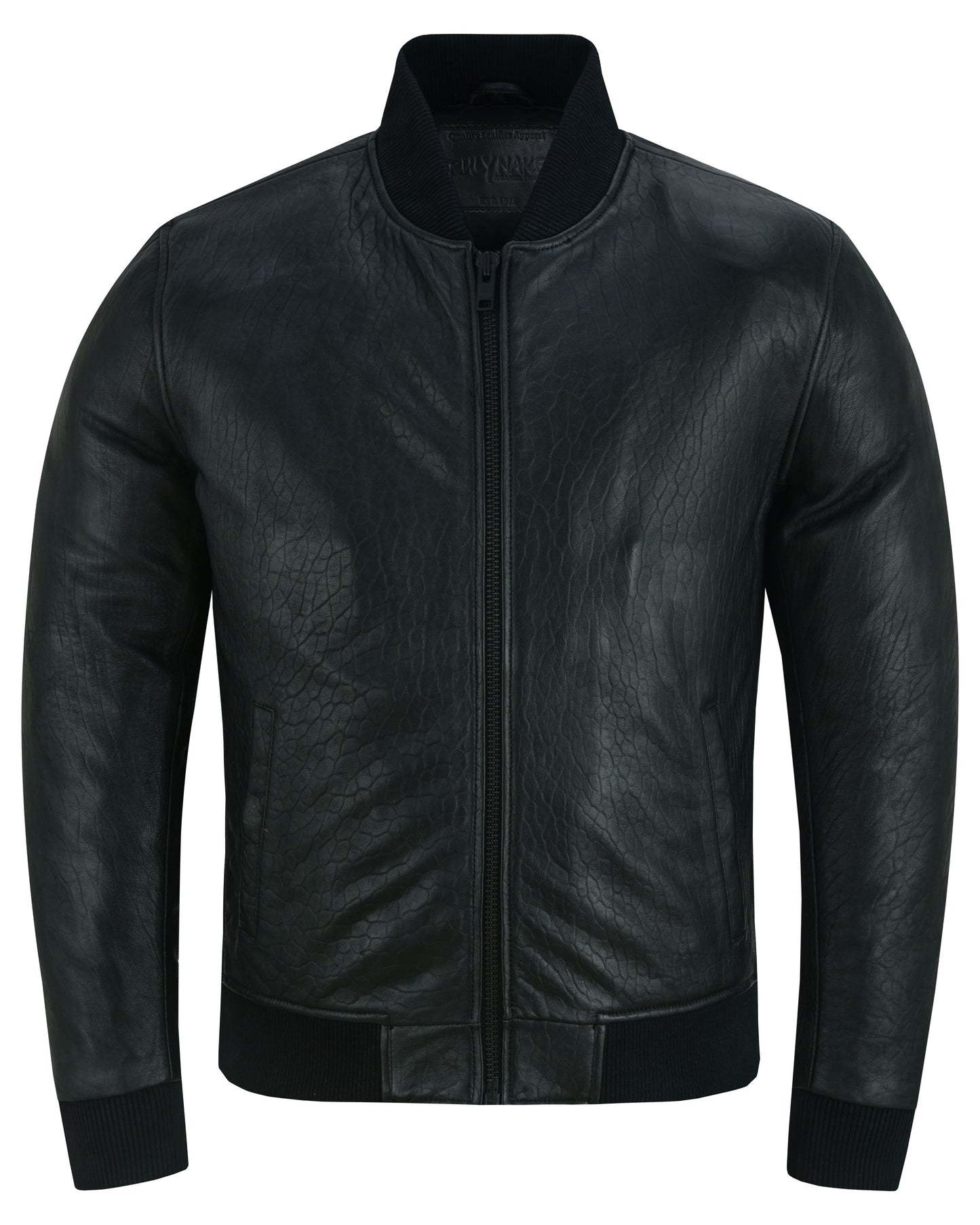 Stalwart Men’s Fashion Leather Bomber Jacket