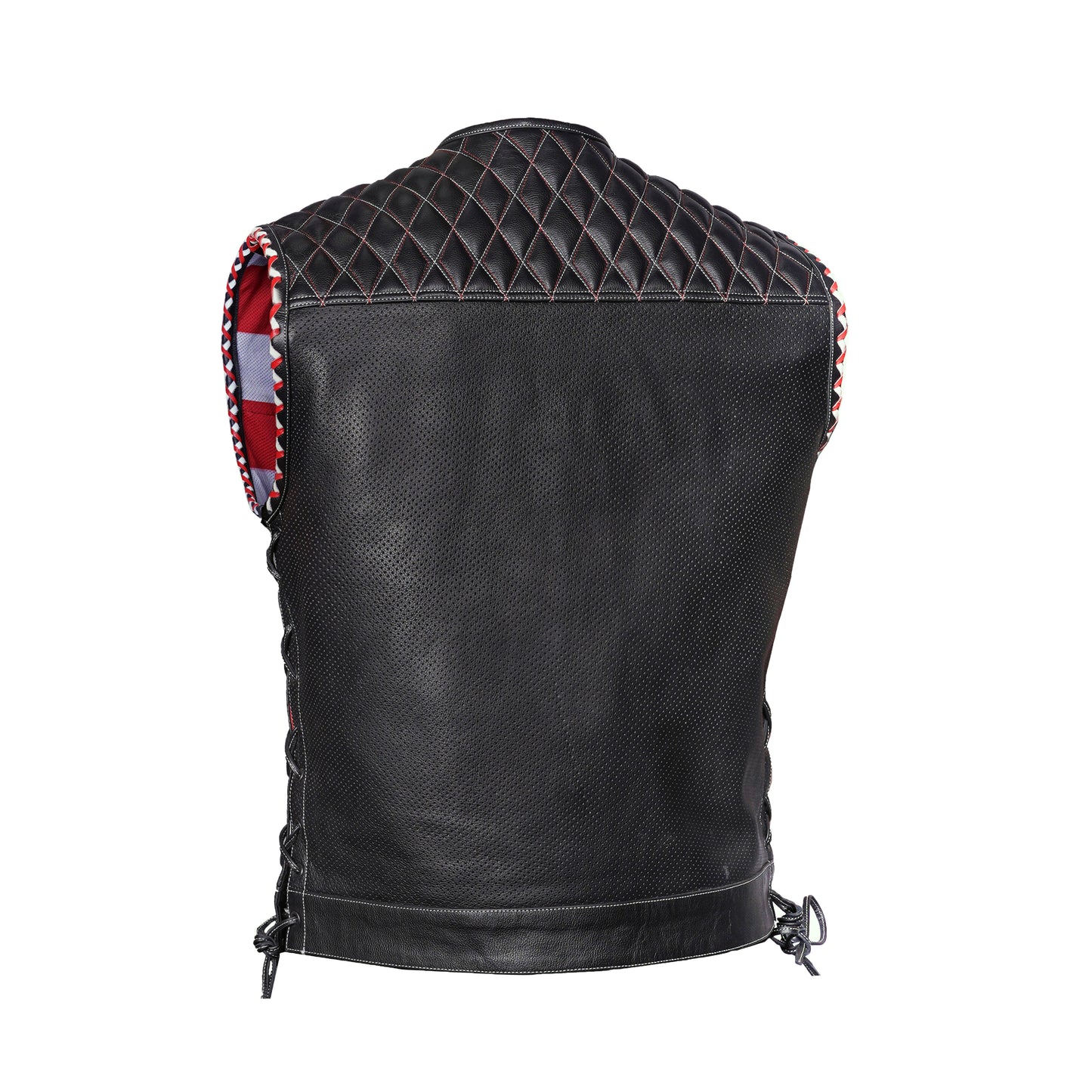 Throtlex Men’s Leather Vest