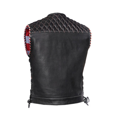 Throtlex Men’s Leather Vest