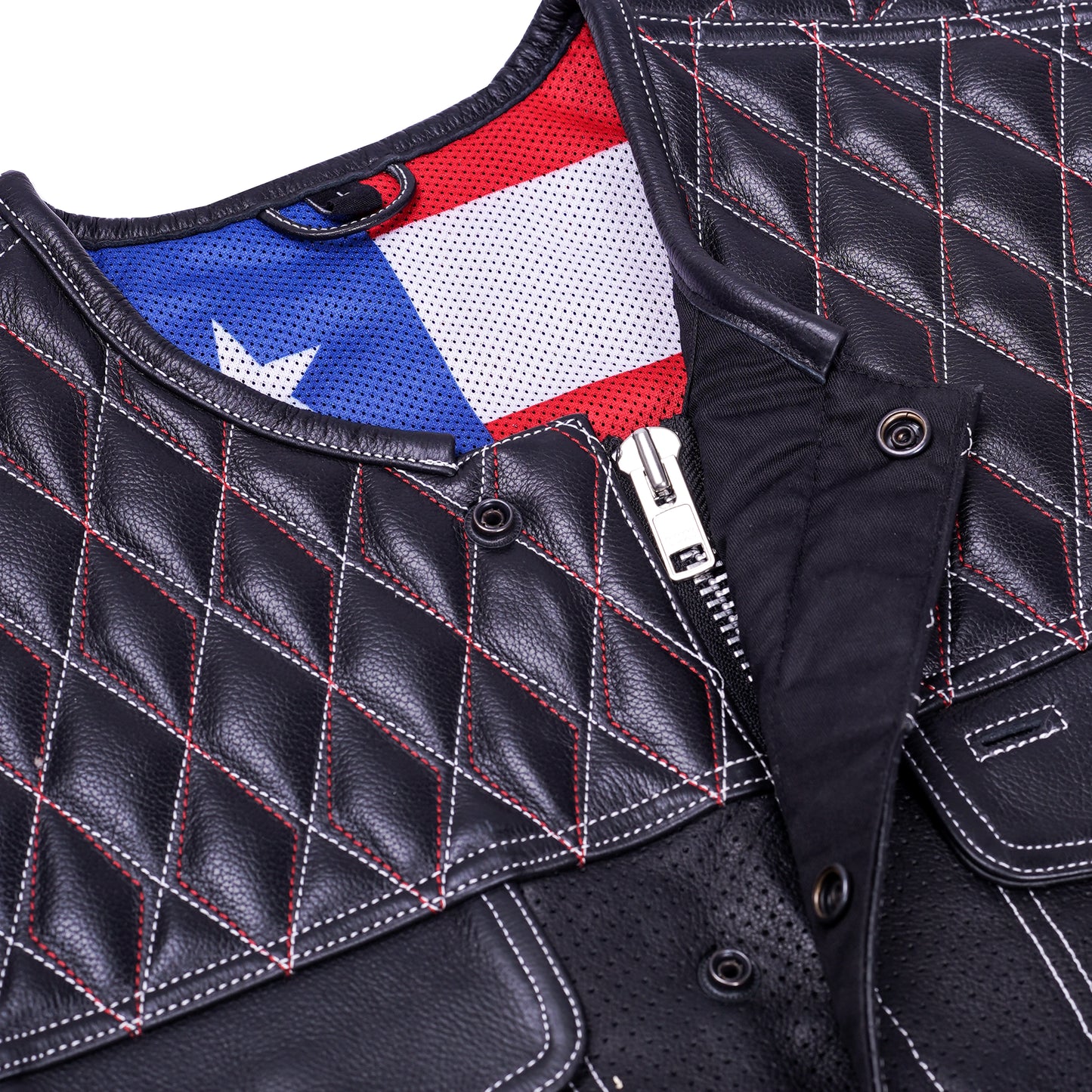 Throtlex Men’s Leather Vest
