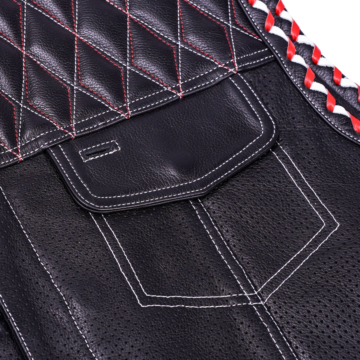 Throtlex Men’s Leather Vest