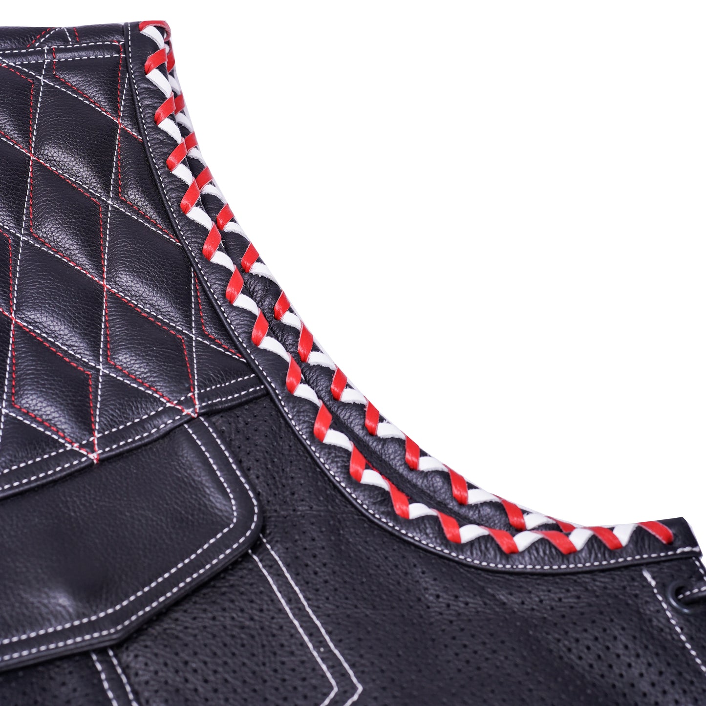 Throtlex Men’s Leather Vest