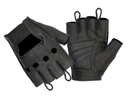 RC61 Premium Leather Fingerless Gloves