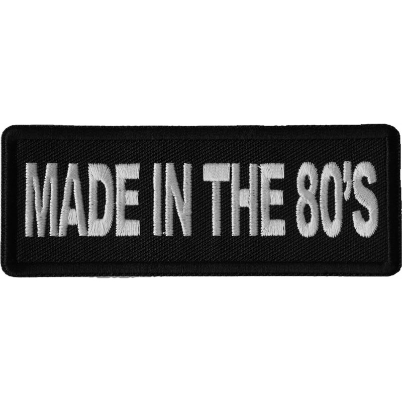 P6676 Made in the 8s Novelty Iron on Patch
