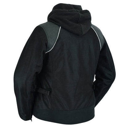 Darkstream Women's Mesh  Motorcycle Jacket - Black/ Black Tone Reflective