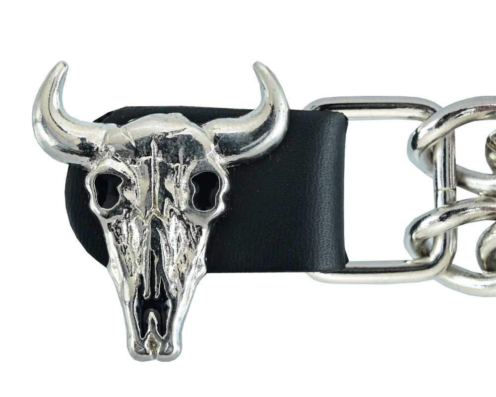 PKV156D Vest Extender - Cow Skull