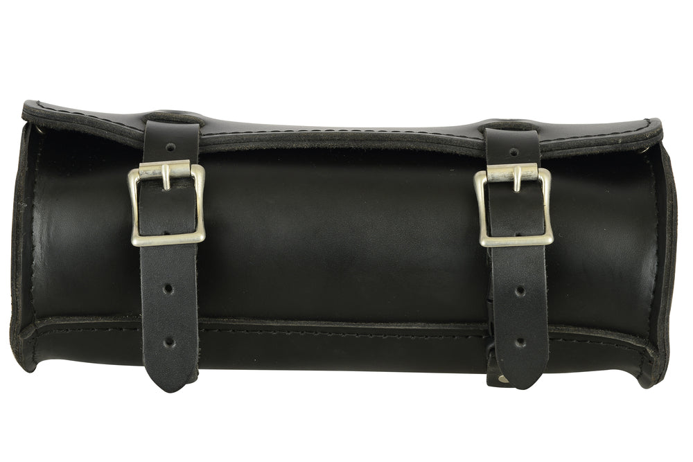 Premium Large Leather Round Tool Bag