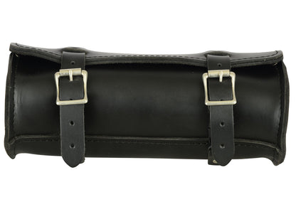 Premium Large Leather Round Tool Bag