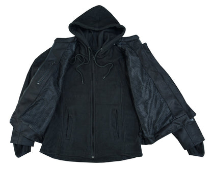 Darkstream Women's Mesh  Motorcycle Jacket - Black/ Black Tone Reflective
