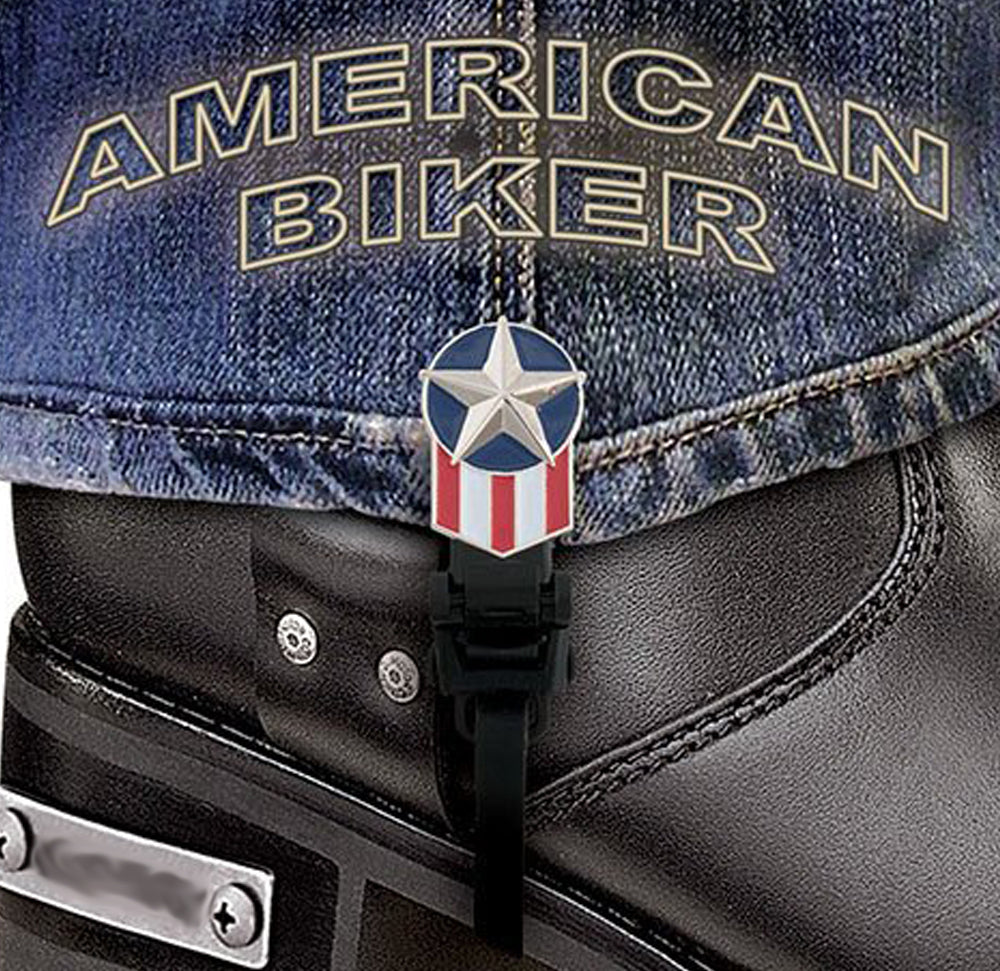 BBS/AB6 Weather Proof- Boot Straps- American Biker- 6 Inch