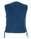 DM948 Women's 6 Pocket Denim Utility Vest - Blue