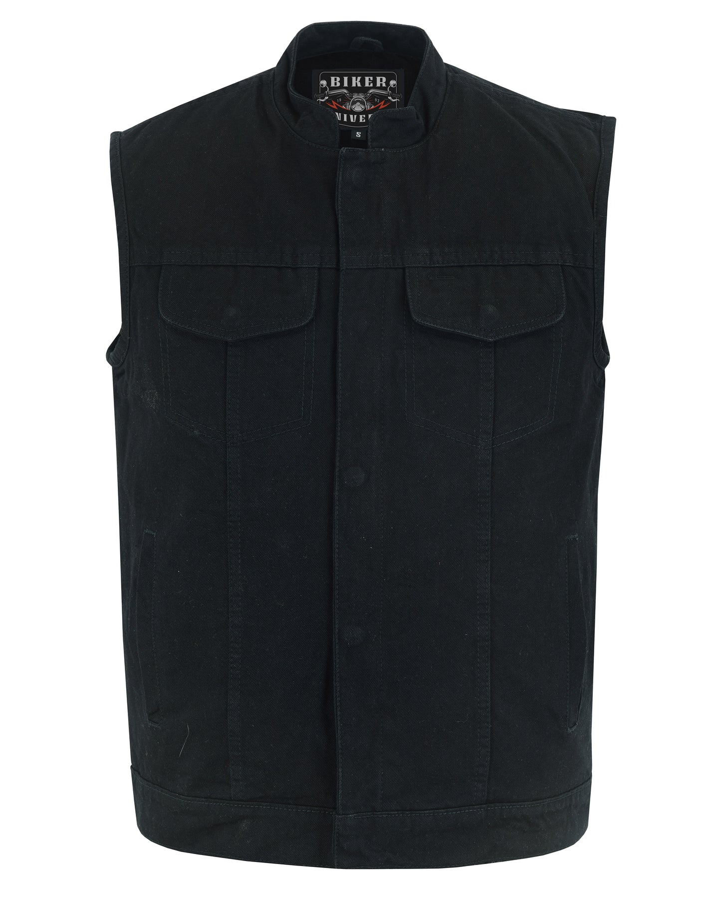 Grinder Denim Motorcycle Vest