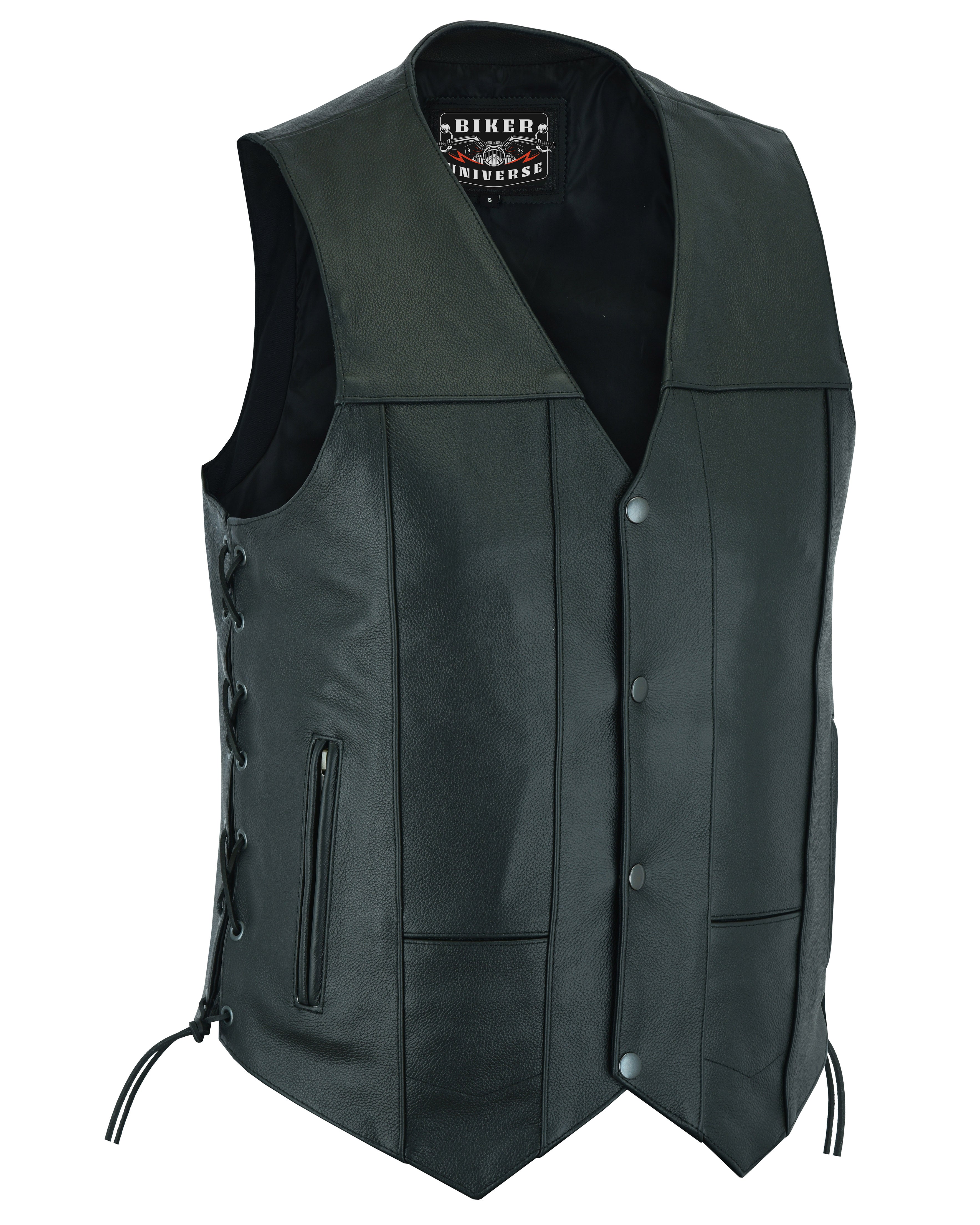 Mens on sale biker vests