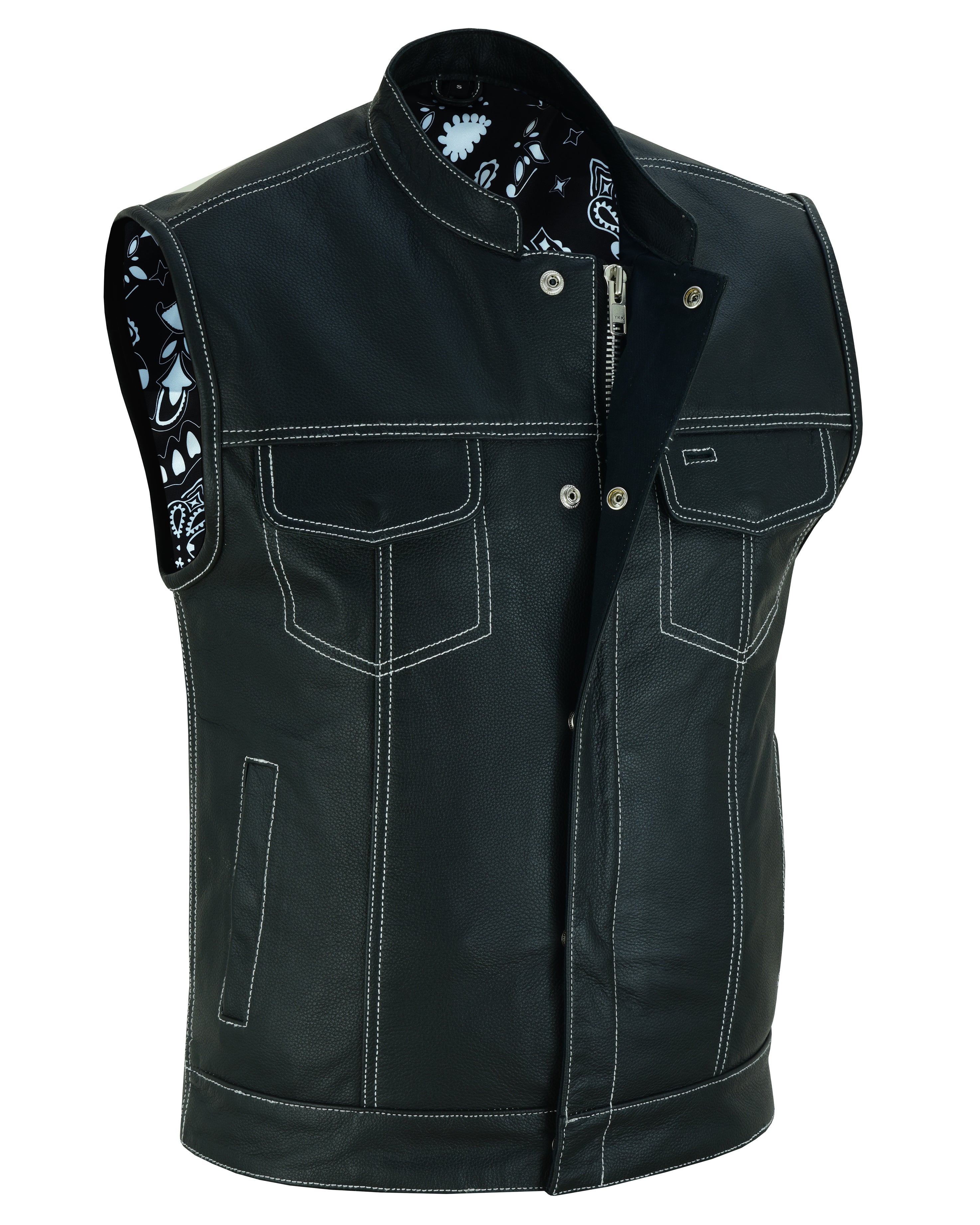 Textile motorcycle vest sale