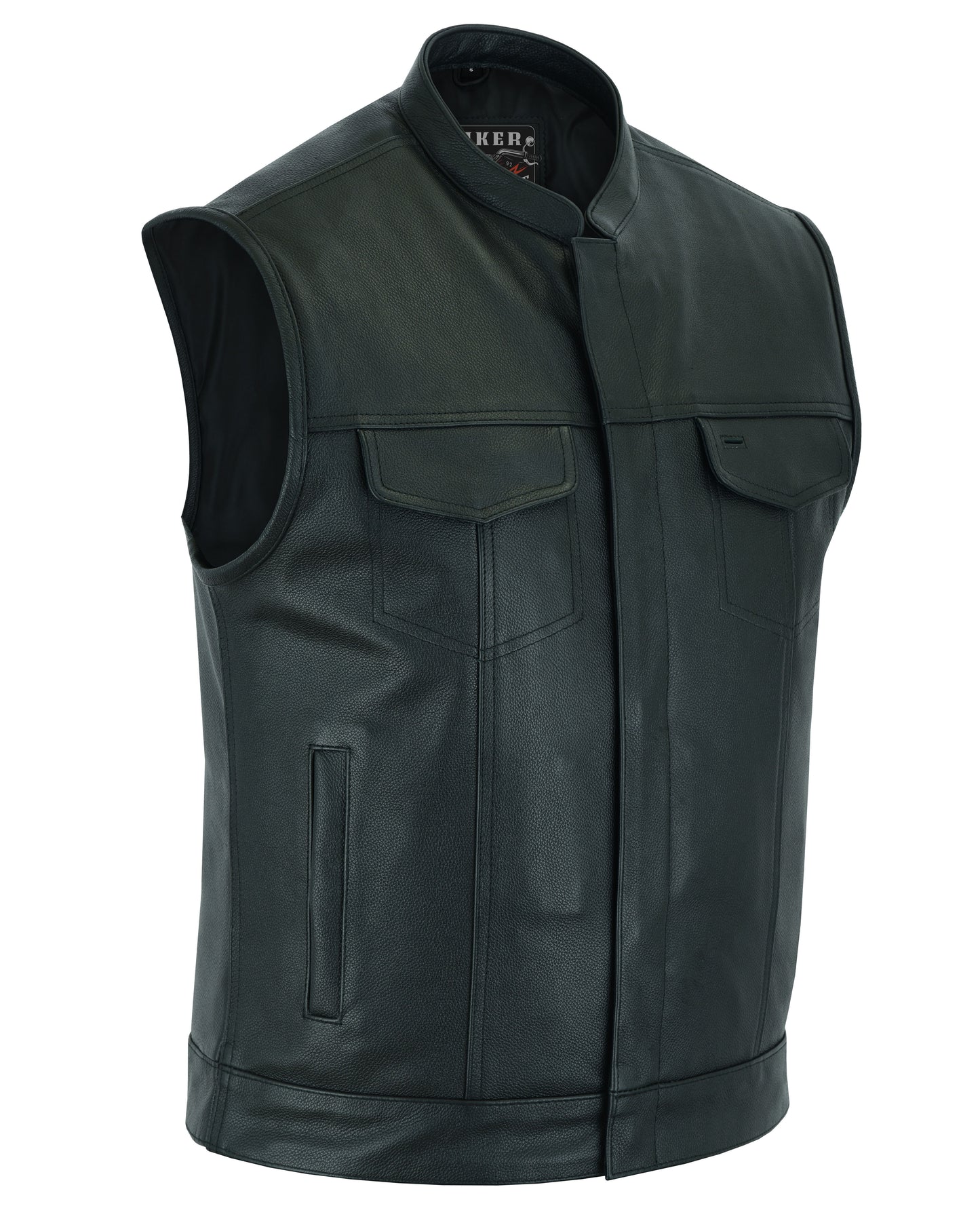 Biker Universe Pick Leather Motorcycle Vest