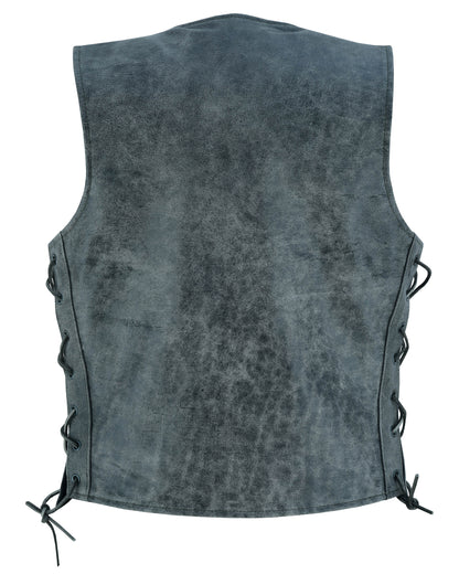 Women's Gray Single Back Panel Concealed Carry Vest