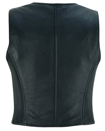 DS238 Women's Stylish Lightweight Zipper Front Vest