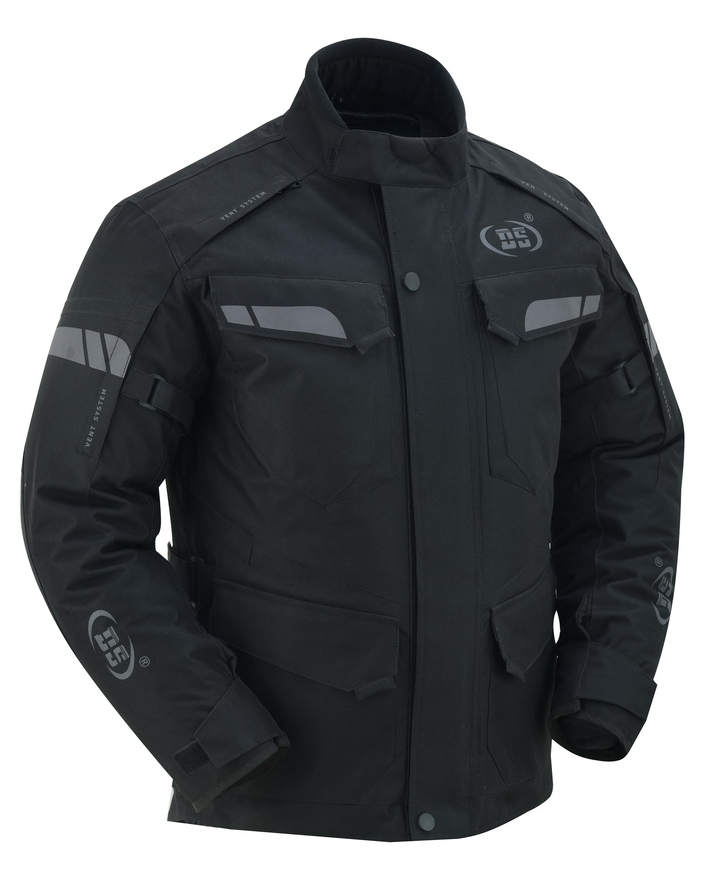 Advance Touring Textile Motorcycle Jacket for Men – Black