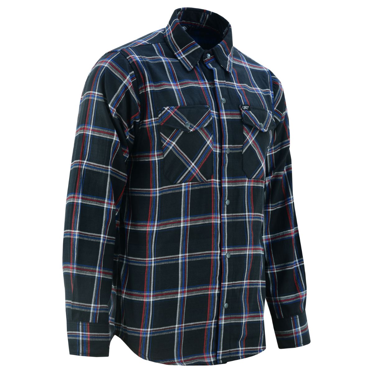 Flannel Shirt - Black, Red and Blue