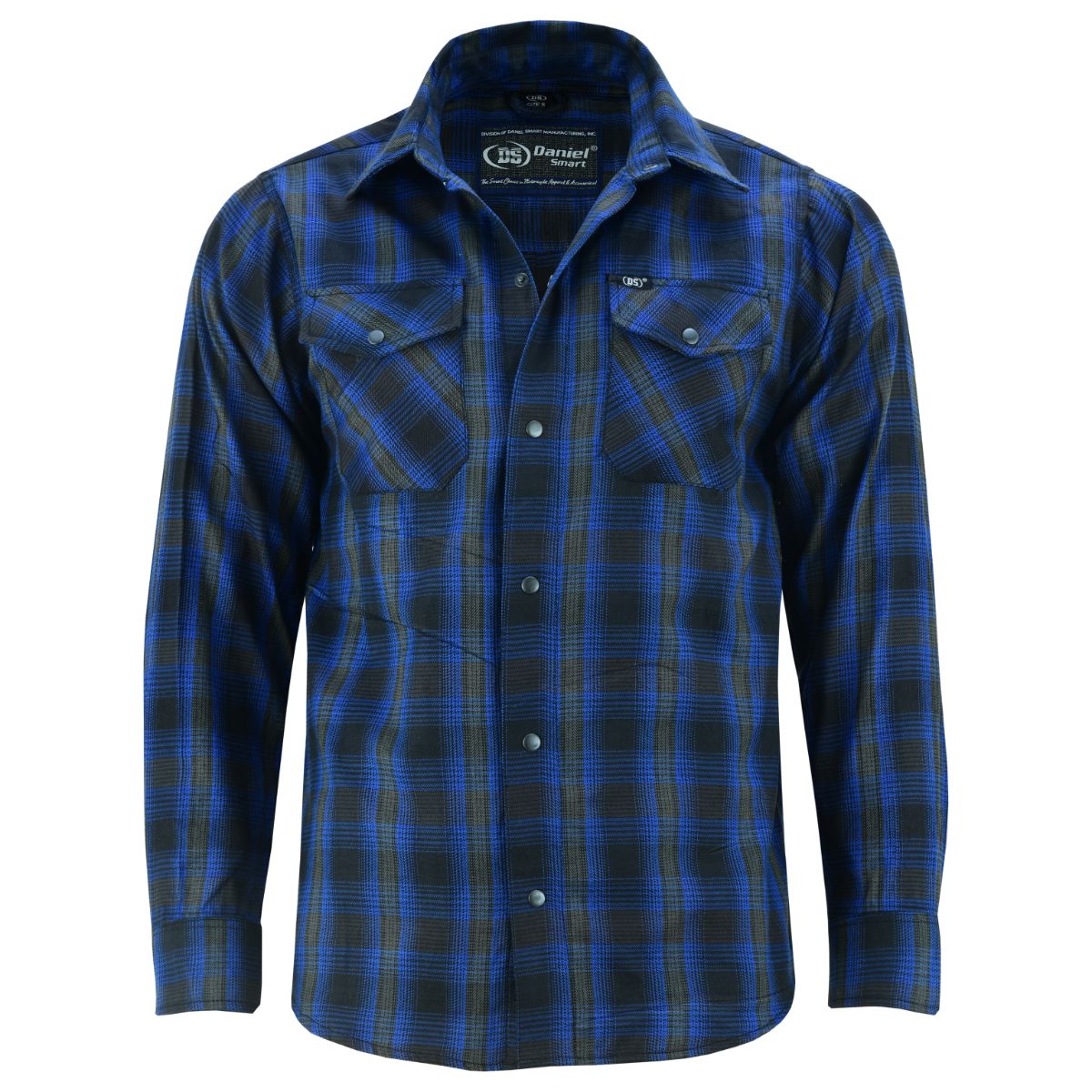 Flannel Shirt - Daze Blue and Black