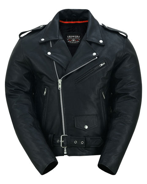 Volcano hot EB International Leather AMERICAN EAGLE Biker Jacket!