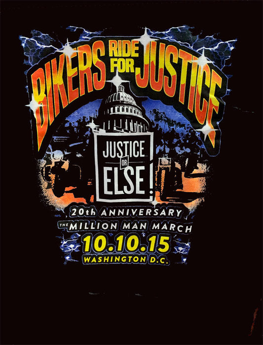 Bikers Ride for Justice - Million Man March 10.10.15