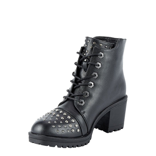 Womens Studded Motorcycle Boots By Milwaukee Riders®