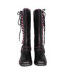 Milwaukee Riders® Women Biker Long Boots with Pink Laces